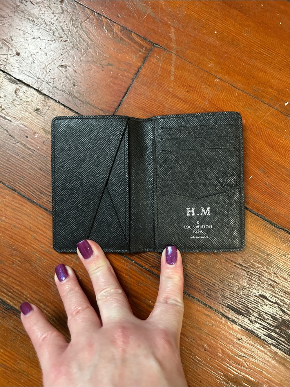 Louis Vuitton Pocket Organizer in Monogram Eclipse canvas. - Picture 4 of 13